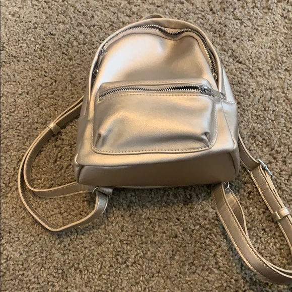 rose gold small backpack